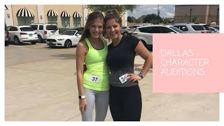 DCP Dallas Character Performer Auditions Vlog II DCP Spring 2019