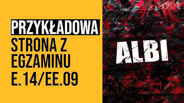 JAK ZDAĆ EGZAMIN ZAWODOWY INFORMATYK E14/EE.09 PRZYKŁADOWA STRONA Z EGZAMINU