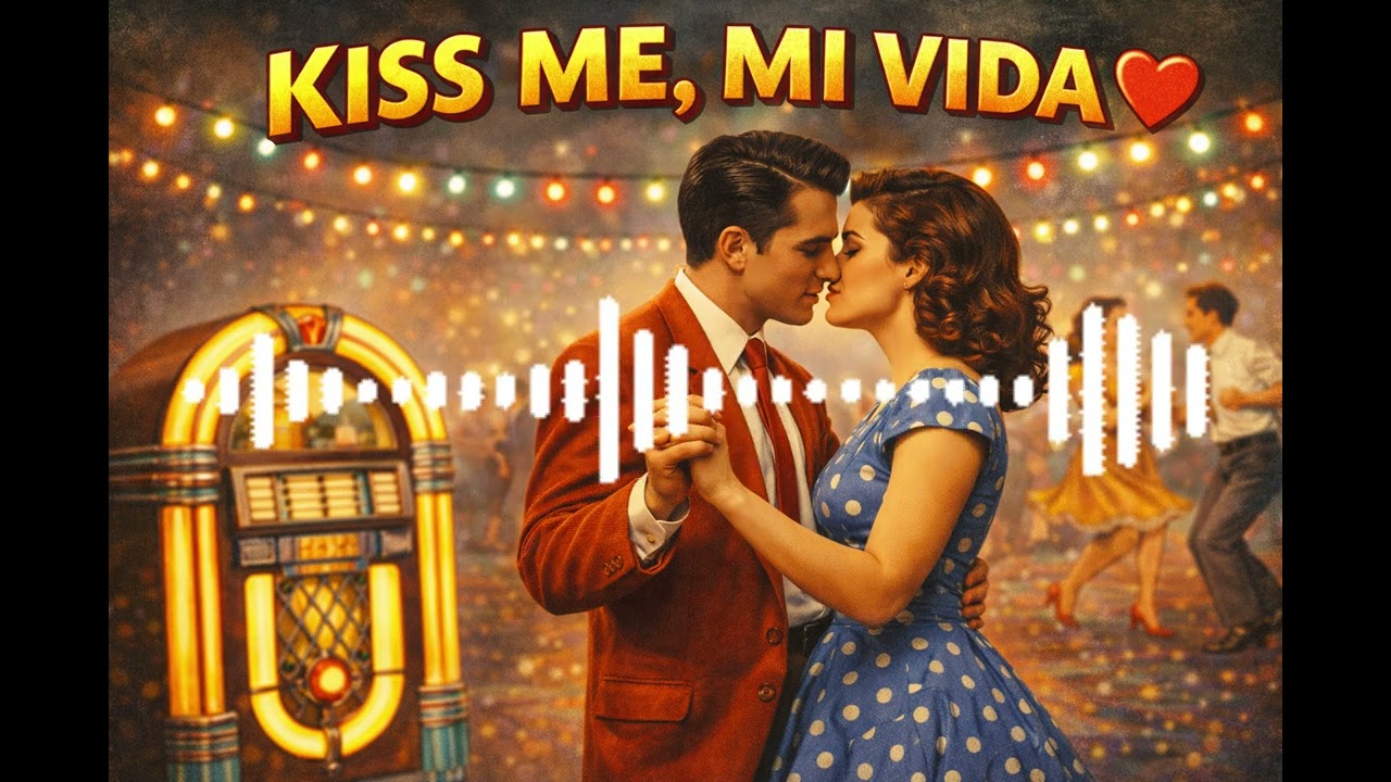 Kiss Me, Mi Vida 💋🌙 | Romantic Retro Duet | Latin Rock ’n’ Roll | Retro Stereo