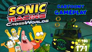 Cartoony Gameplay: Sonic Racing: CrossWorlds (Teenage Mutant Ninja Turtles Festival Festival)
