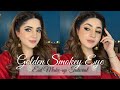 Eid Make-up Tutorial | Golden Brown Smokey Eye With Pouty Lips | GLOSSIPS