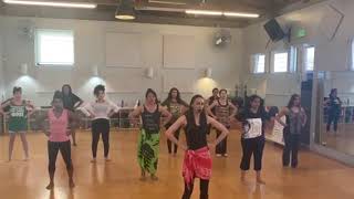 Women doing Ka Mate Haka - Haka Workshop in LA