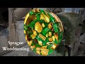 Woodturning - Awesome Boxelder Burl Bowl, 110000 Subscribers WOW!