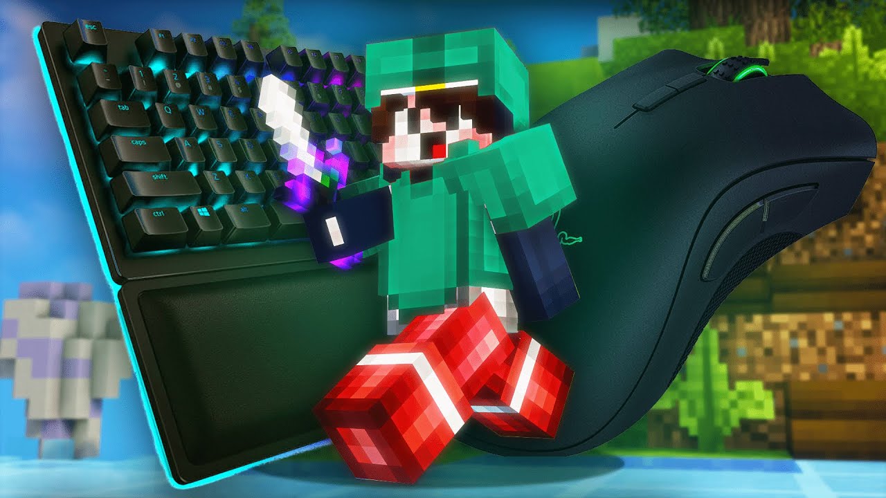 CHRISTMAS KEYBOARD + MOUSE ASMR | Hypixel Bedwars (HANDCAM)