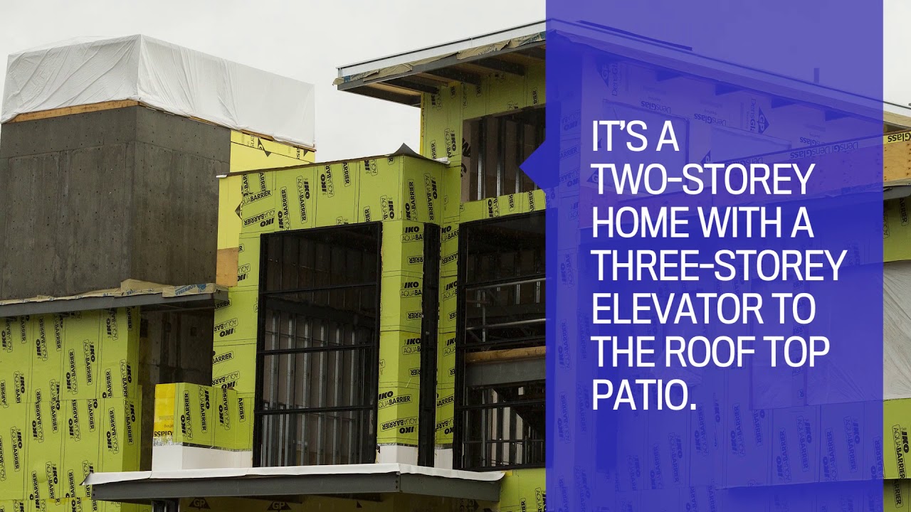 Double lot infill house