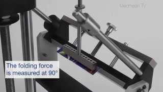 Card and Paper Crease Line Testing - Mecmesin Force Measurement