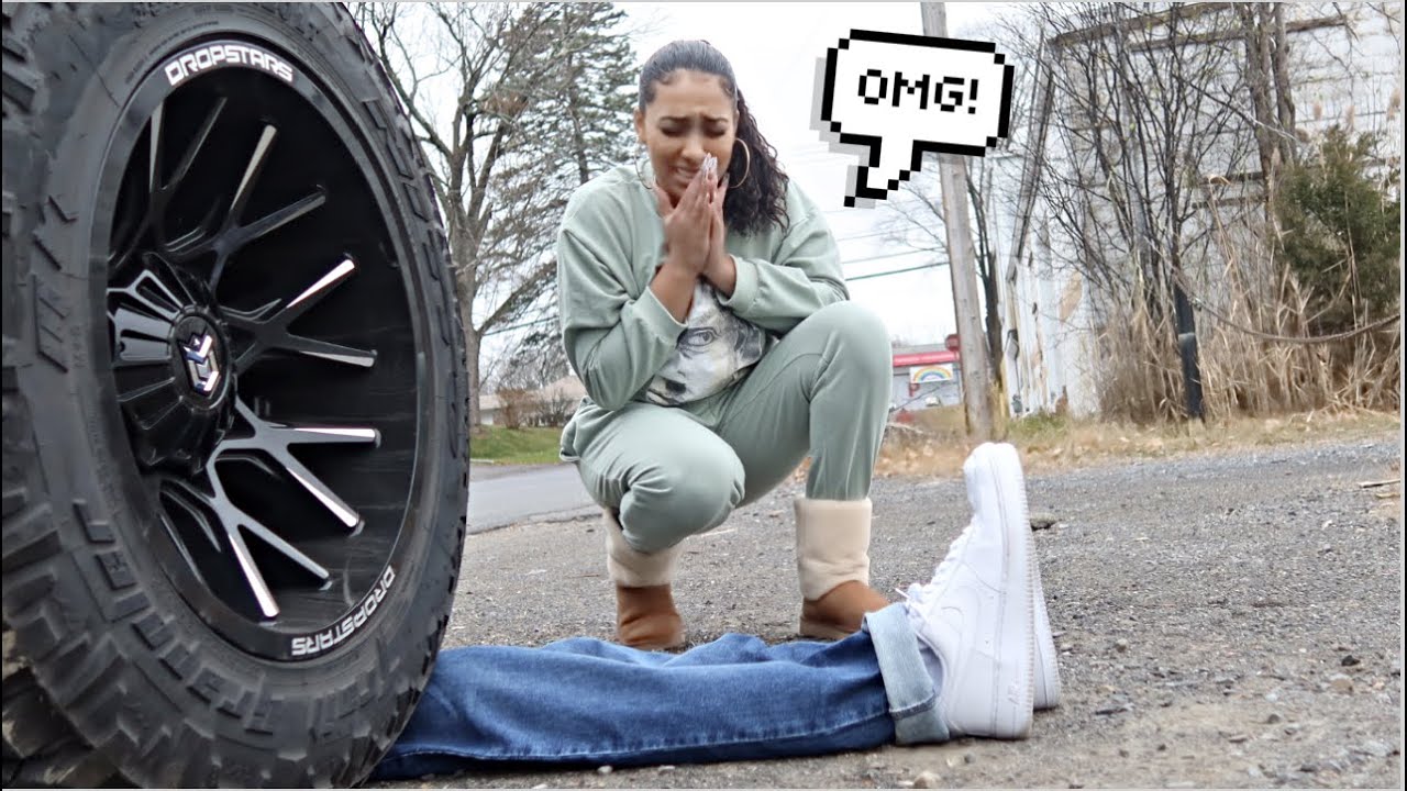 CRUSHED BY CAR PRANK!! YouTube