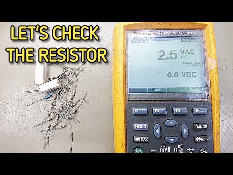 How to check a Resistor / check and measure Resistor value with Digital multimeter