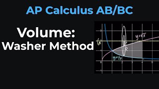 Washer Method for Volumes of Revolution | Rotating Around Horizontal Lines | AP Calculus AB