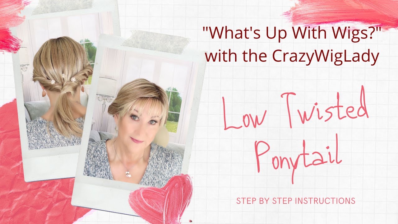 How To Put A Wig Into A PONYTAIL | Raquel Welch WATCH ME WOW | CRAZY WIG LADY