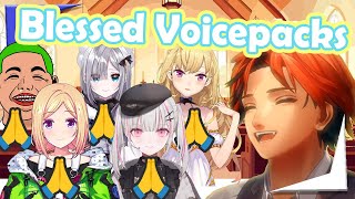 Roberu listens to church voice packs from Akirose, Asumi, and others【Holostars EngSub】