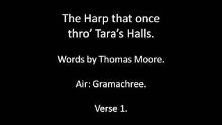 The Harp that once thro' Tara's Halls sung