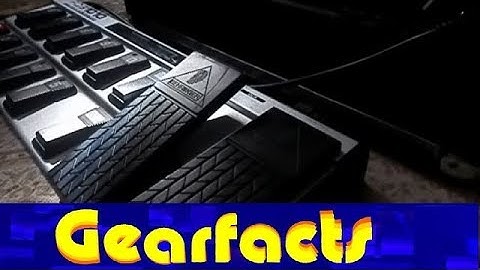 Behringer FCB1010 MIDI controller guitar pedal demo