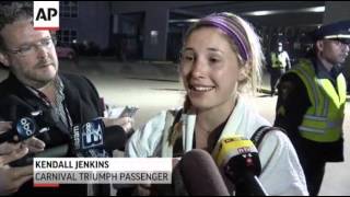 Passengers Off Cruise Ship, Glad to Reach Land