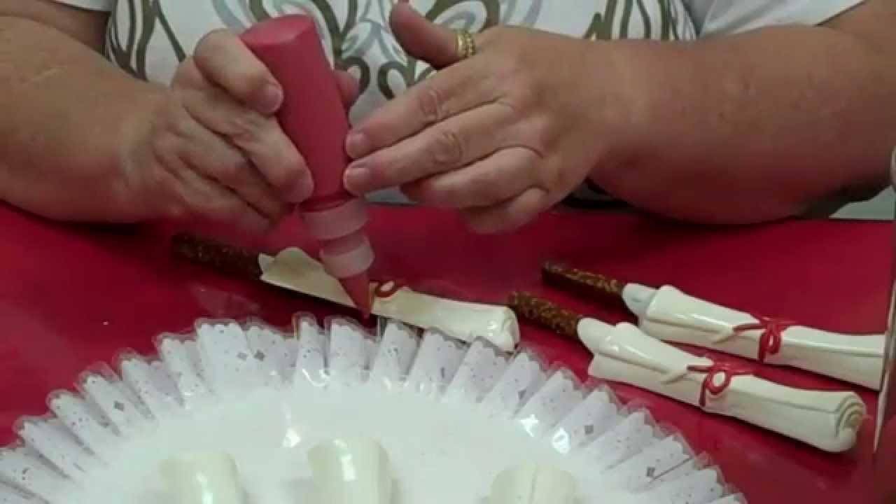 how to make diploma scroll pretzel lolipop youtube how to make diploma