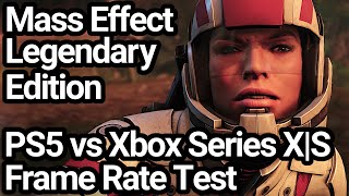 Mass Effect Legendary Edition PS5 vs Xbox Series X|S Frame Rate Comparison (Backwards Compatibility)