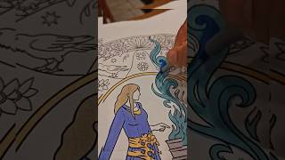 coloring the bell witch magic circle #colors #coloring #relaxing #mercyfulfate ,