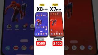 Poco X8 Pro vs X7 Pro SpeedTest 🔥🔥🚀🚀 #pocox8pro #pocox7pro