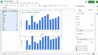 How to Create a Column Chart or a Bar Chart in Google Sheets