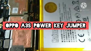 oppo a3s power key jumper ways|| oppo a3s on off key jumper ways solution