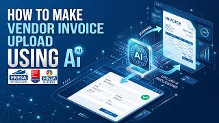 How to make Vendor Invoice Upload Using AI in the Fresa Global application.