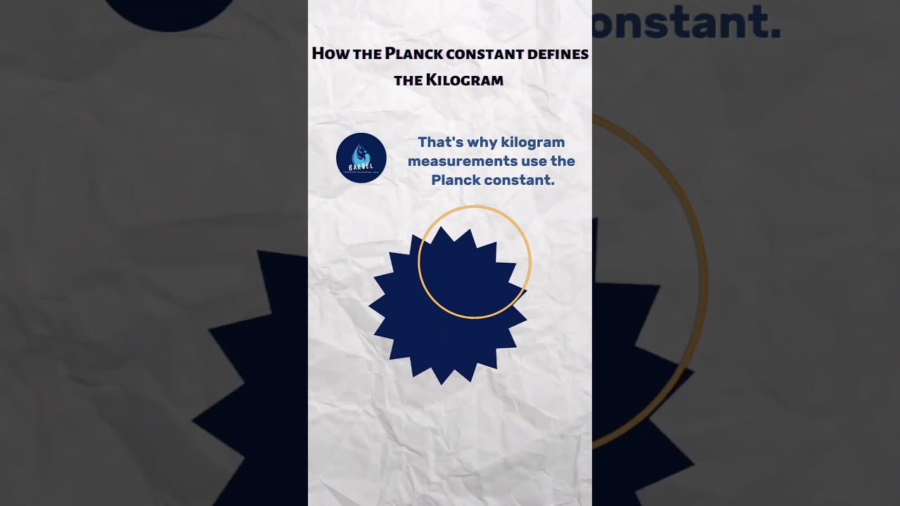 Simple explanation of the relationship between KG and the Planck constant ⚖️