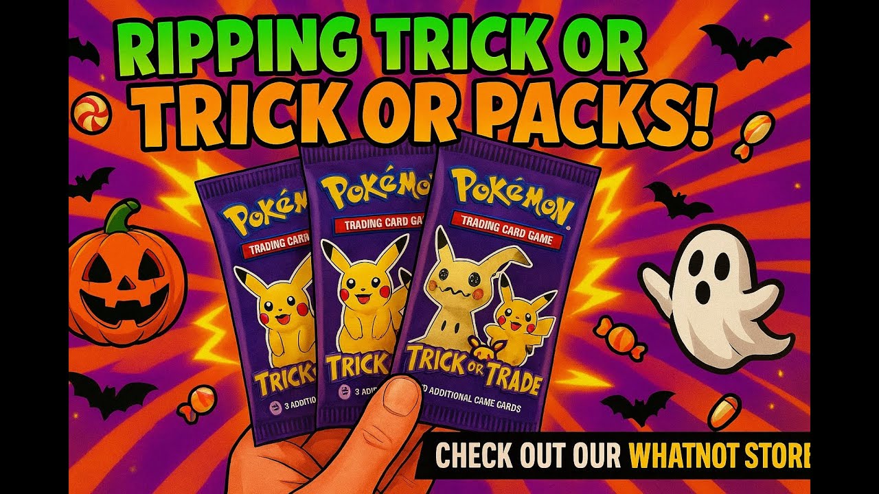 Trick or Trade Pokémon Cards 🎃 15 Cards per Pack – What’s Inside?! 😱 