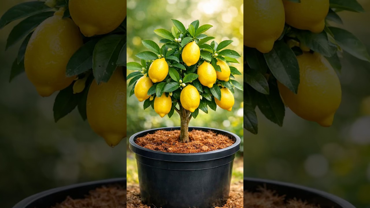 Small Lemon Plant = So Many BIG Lemons? 🍋😱 