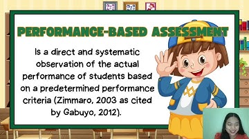 CHAPTER 2: PERFORMANCE-BASED Assessment