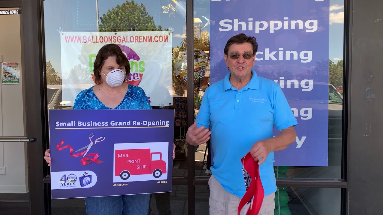 Rio Rancho Mail Print Ship Grand ReOpening Ribbon Cutting YouTube