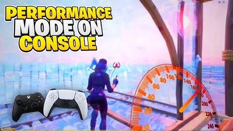*NEW* HOW TO GET PERFORMANCE MODE ON CONSOLE (BUBBLE RAP + MOBILE BUILDS!) PS4/XBOX/PS5 TEST