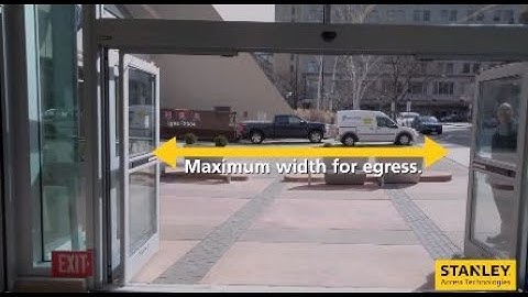 Understanding Breakout on the STANLEY Dura-Glide 2000 & 3000 Automatic Sliding Doors