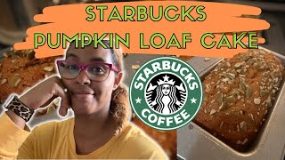 STARBUCKS PUMPKIN LOAF BREAD COPYCAT RECIPE | EASY LOAF COPYCAT! | VLOGTOBER DAY 16