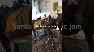 See everyone has traffic problems #santorini