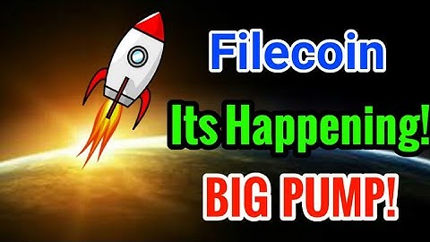 Filecoin Big PUMP! || Filecoin Price Prediction! Filecoin Today Update