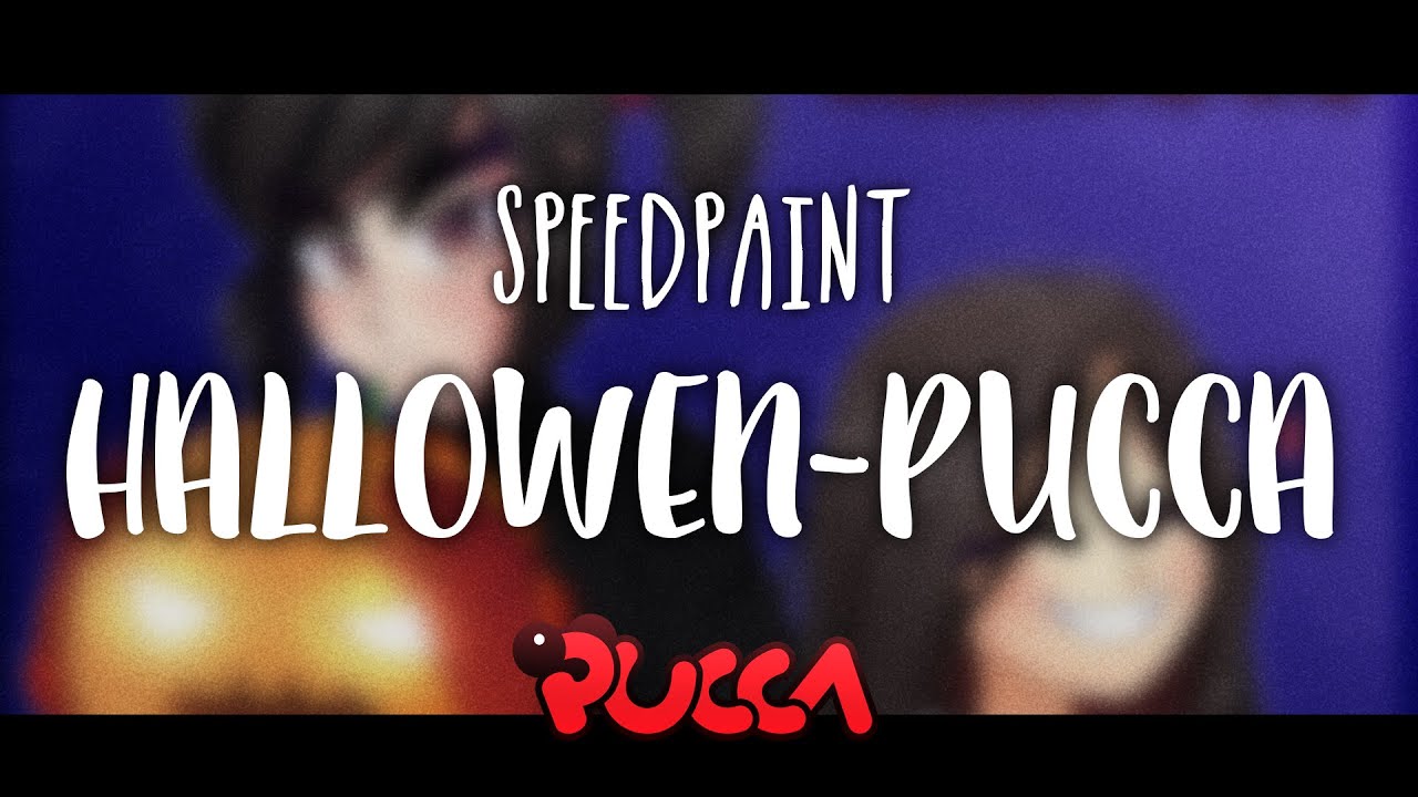 [Speedpaint: HALLOWEN] Pucca - Pucca y Garu