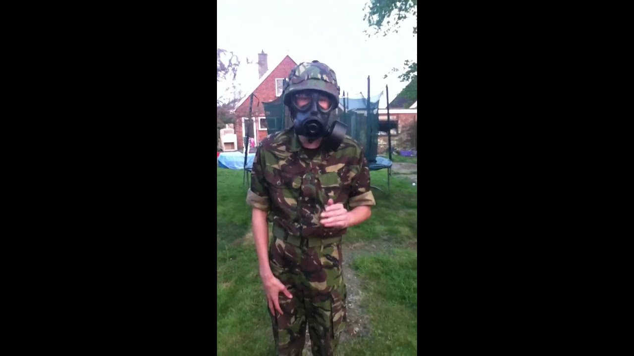 Airsoft Review S10 British armed forces gas mask YouTube