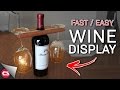 DIY Wine & Glasses Display