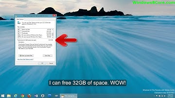 Using the Disk Cleanup Option in Windows 8.1 to free disk space