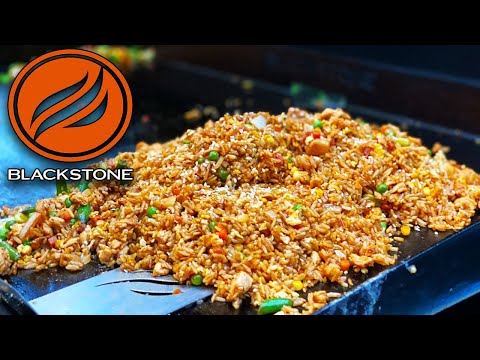 AMAZING CHICKEN FRIED RICE ON THE BLACKSTONE GRIDDLE!