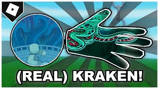Slap Battles - FULL GUIDE How to ACTUALLY get KRAKEN GLOVE ESCAPE THE ABYSS BADGE ROBLOX