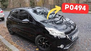 P0494 code in Peugeot and Citroen cars: Explanation