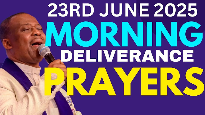 COMMAND MONDAY MORNING DELIVERANCE || JUNE 23, 2025 DR D.K OLUKOYA PRAYERS