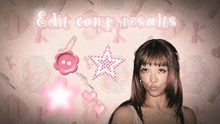 EDIT COMP RESULTS! Check description for more info about prizes 💗🌸🫶🏻
