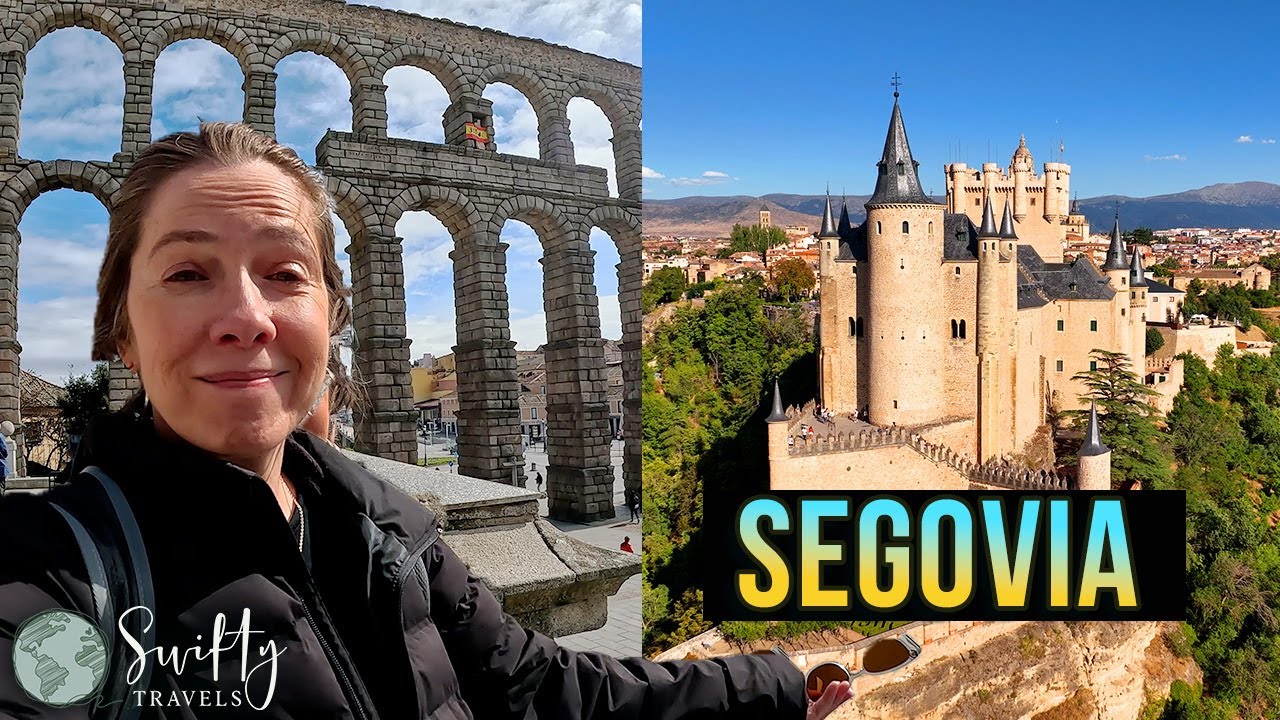 SEGOVIA SPAIN - UNESCO Roman Aqueduct, Alcázar & Cathedral