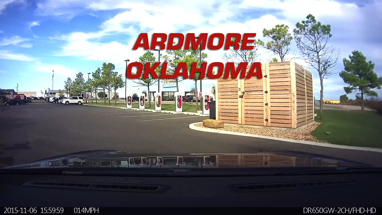 Ardmore, OK Tesla Supercharger I35 SB YouTube