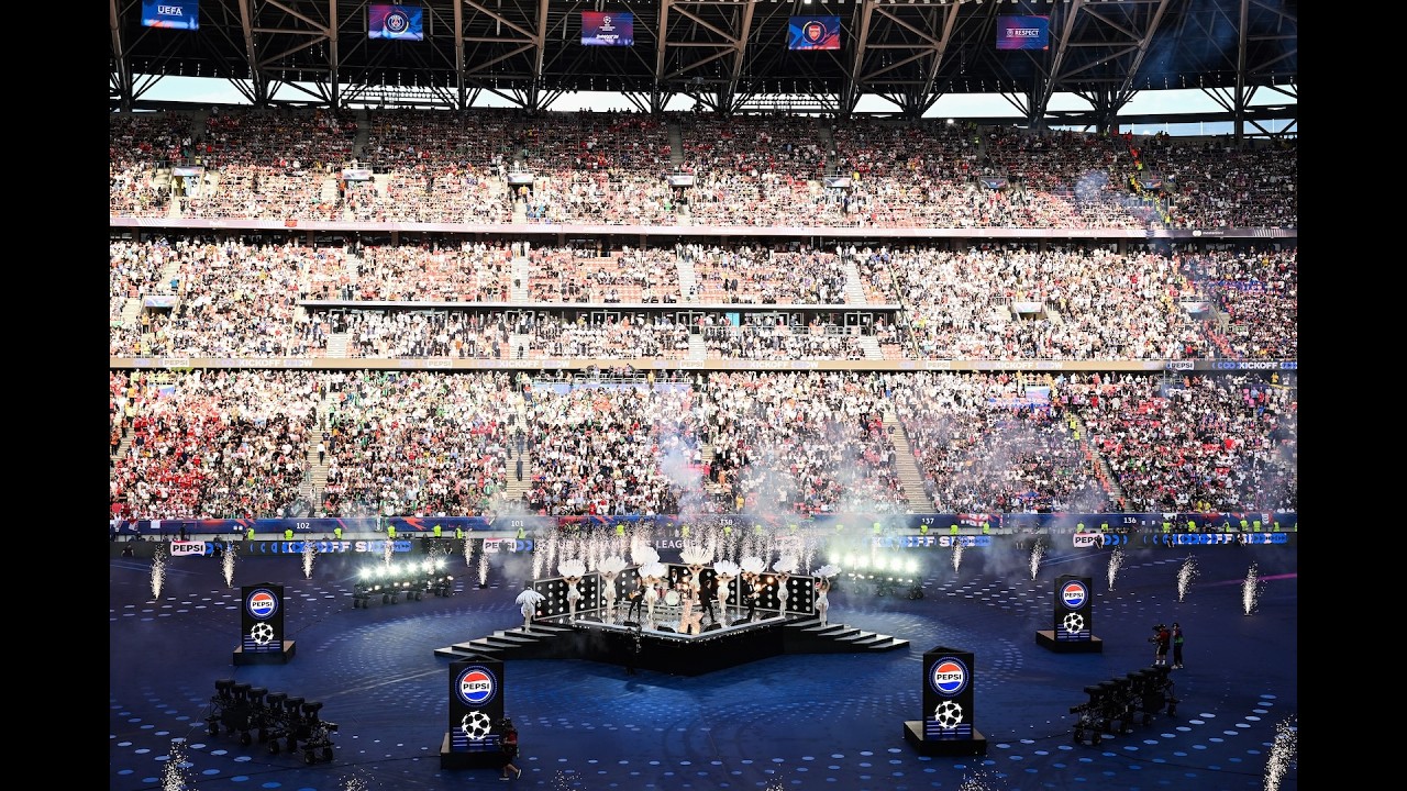 The Killers Perform At The  2026 #UCLFinal Kick Off Show Presented By Pepsi