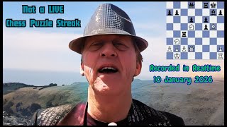 MORE 'LIVE' NO A.I. Chess Puzzle Streak @ Lichess.org