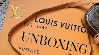 VINTAGE LOUIS VUITTON UNBOXING FROM JAPAN