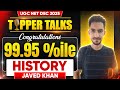 UGC NET History Topper With Javed | UGC NET Result 2026 January Topper | UGC NET Cut Off 2026